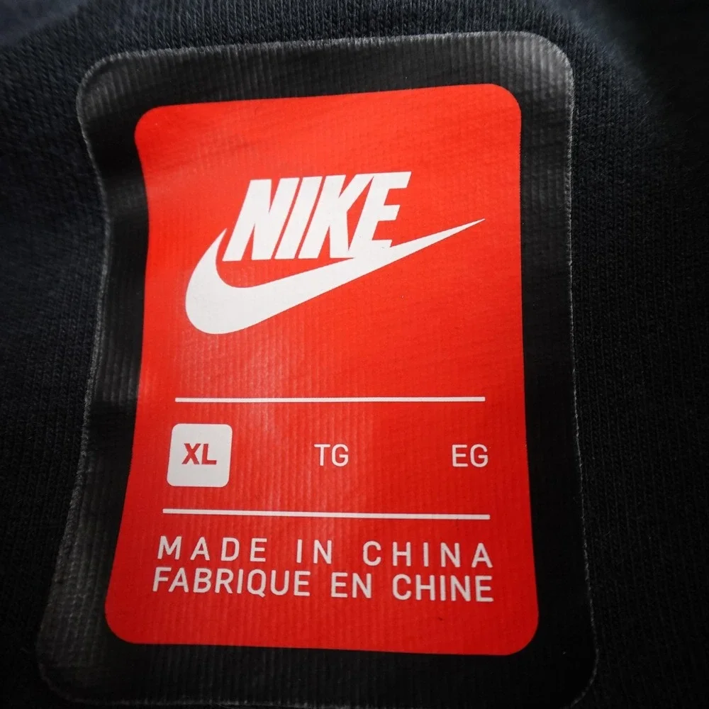 Nike Jacket Womens XL Black Tech Fleece AeroLoft Varsity Bomber‎ Snap Coat Gym